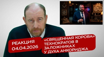 Реакция 04.04.26 «Священная корова» технократов в заложниках у духа Анкориджа