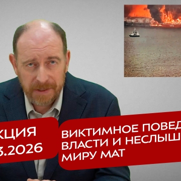 Реакция 28.03.2026 Виктимное поведение власти и неслышимый миру мат