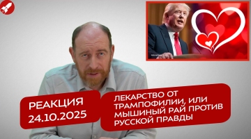 Реакция 24.10.2024 Лекарство от трампофилии, или Мышиный рай против Русской Правды