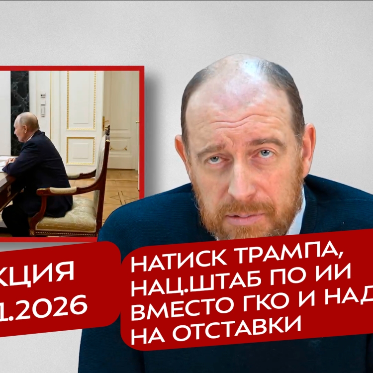 Реакция 20.01.2026 Натиск Трампа, нац.штаб по ИИ вместо ГКО и надежда на отставки