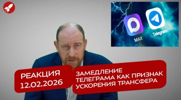 Реакция 12.02.2026 Замедление Телеграма как признак ускорения трансфера